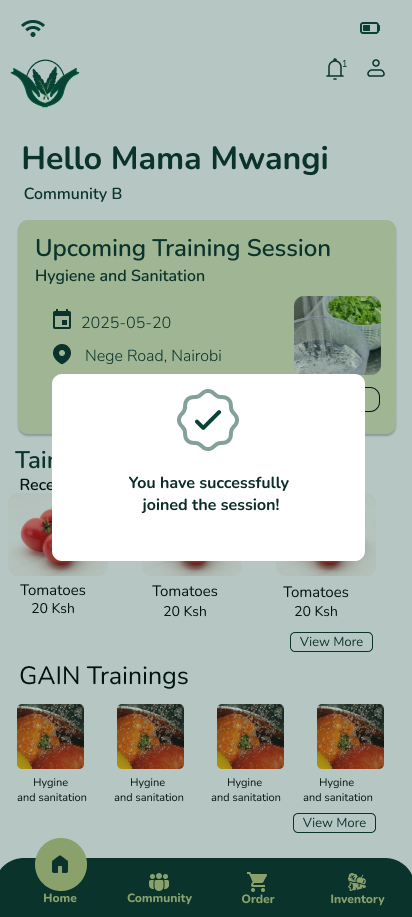 Using services page